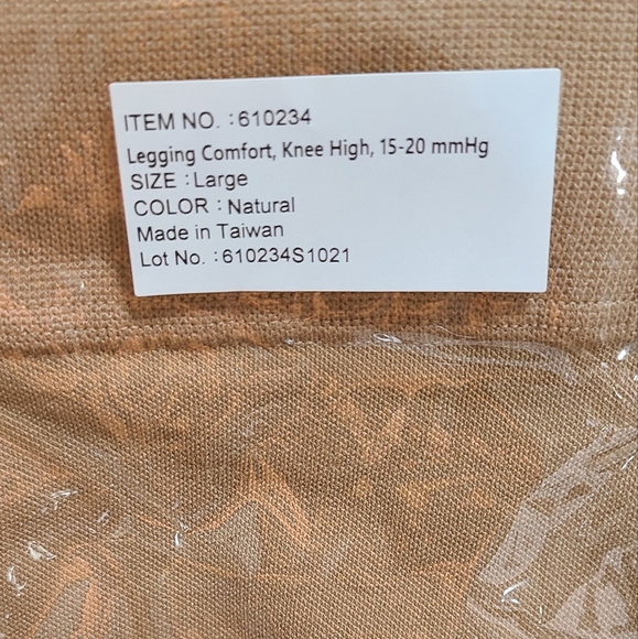 Compression calf sleeves medical grade Large unisex 15-20 mmHg leg wrap knee hi - Picture 2 of 4